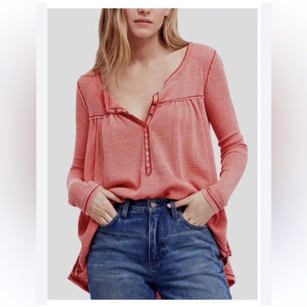 We the Free by Free People Kai Thermal Henley Top | Small